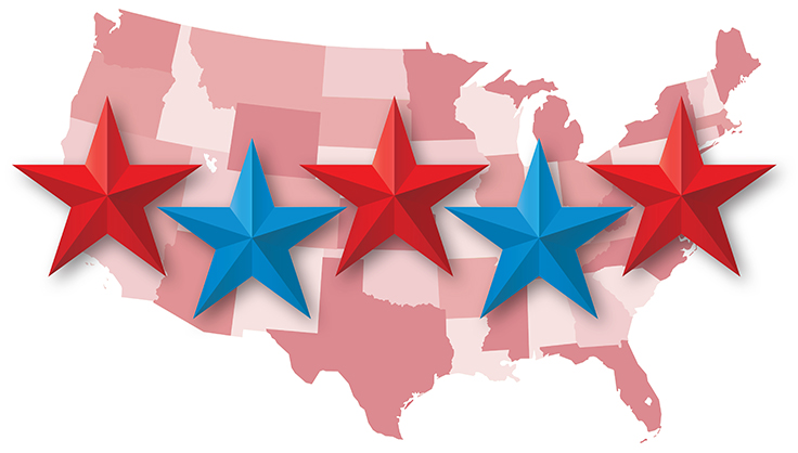 America's Star Libraries: 2020 Stars on the Map