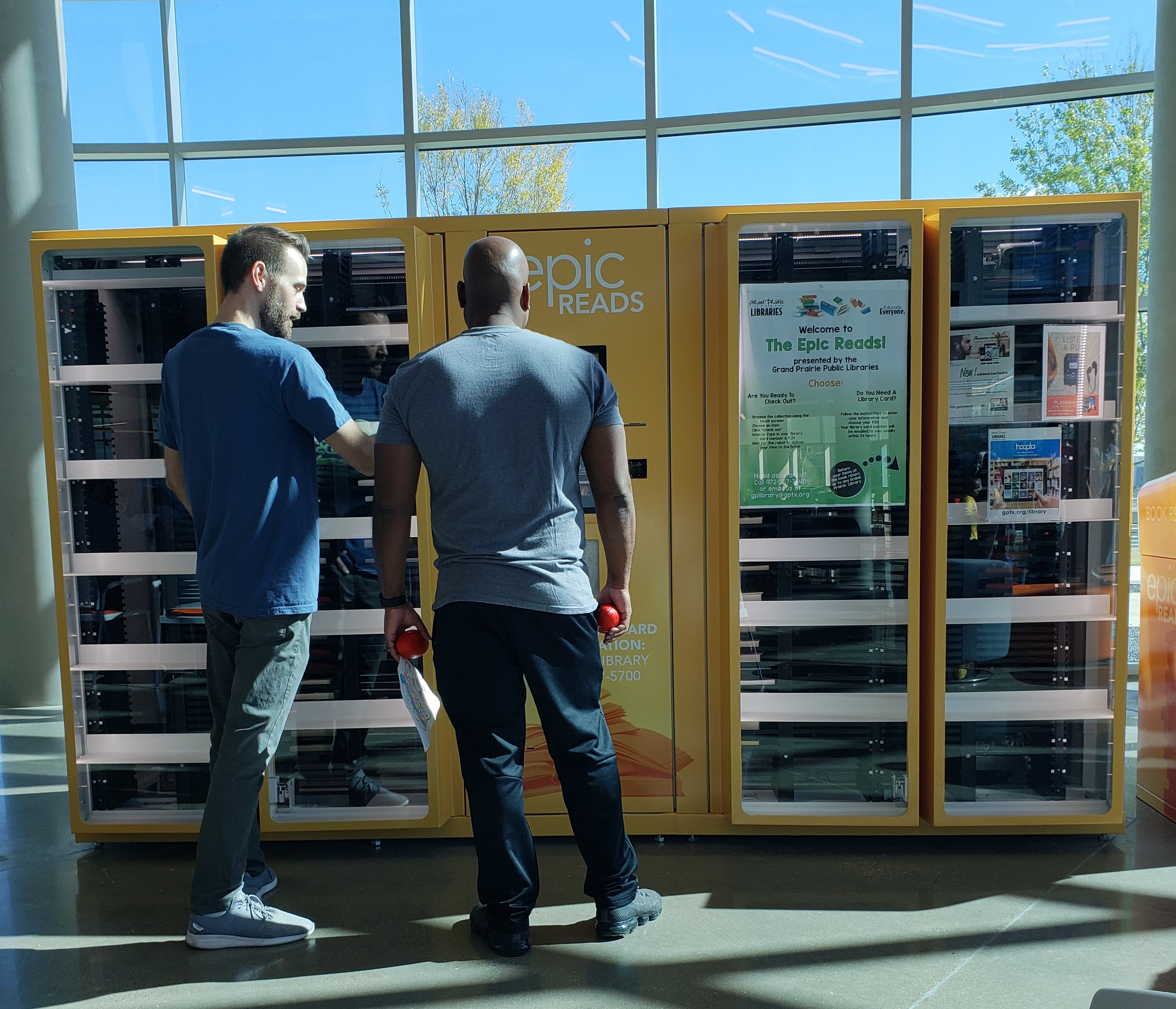 Grand Prairie Launches Vending Library in Epic Rec Center