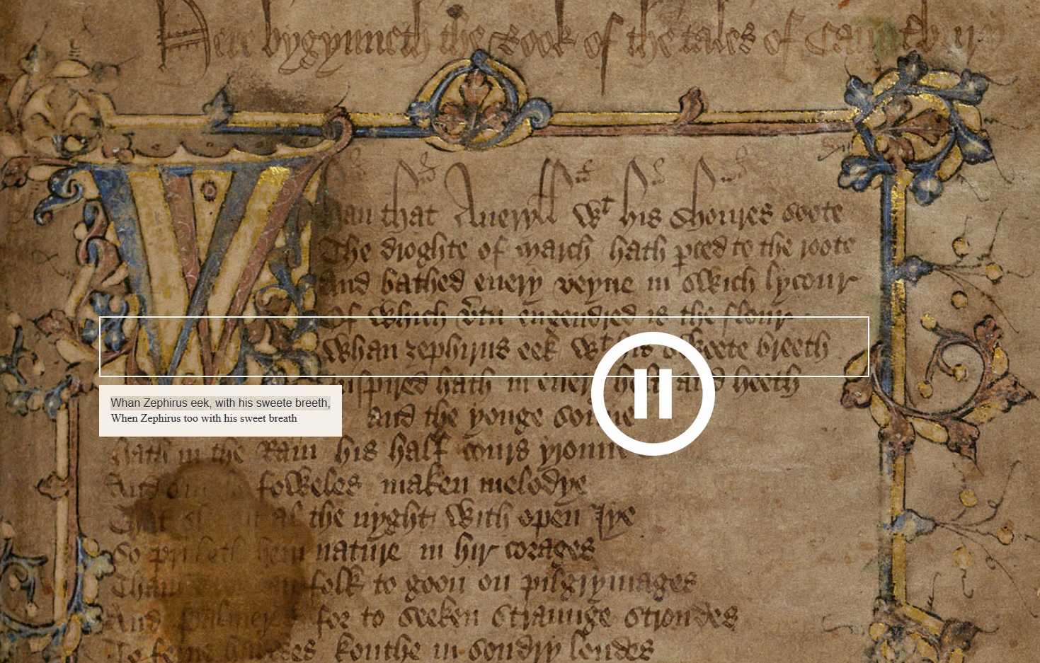 Canterbury Tales App Features Middle English Audio, Work by Monty Python’s Terry Jones