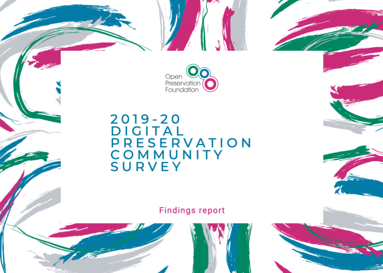 Digital Preservation Community Survey