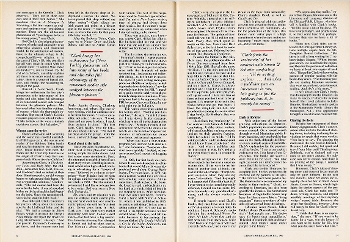 two pages of text from LJ's 1990 article on Mary Higgins Clark