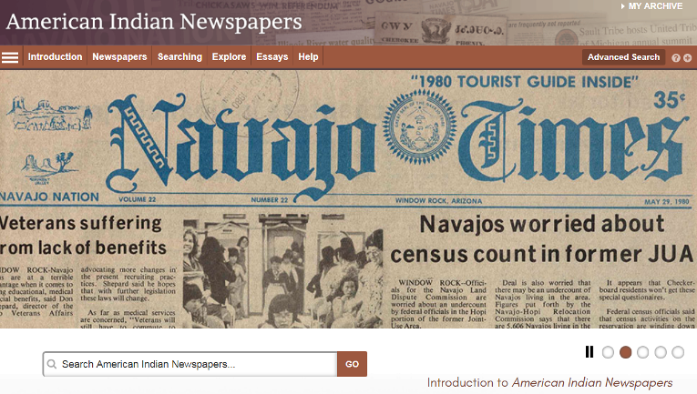 American Indian Newspapers