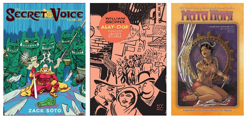 Graphic Novels from Beeby/Kristantina, Bendis/Reis, Casey/Marra, DeForge, Gropper, Rosa, Seth, & More | June 2019