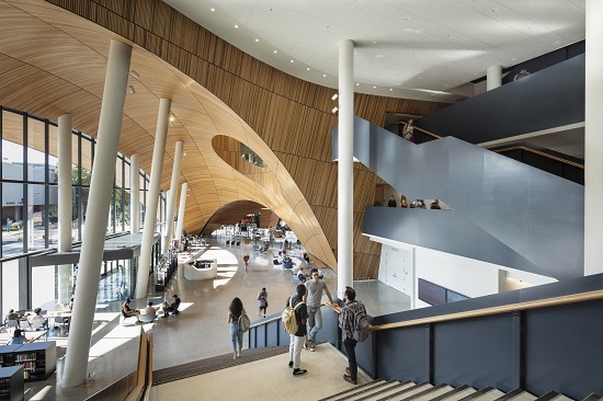 Temple University Charles Library interior