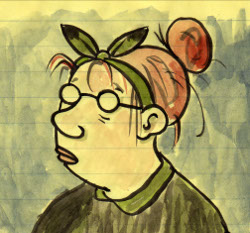 Self-portrait of Cartoonist Lynda Barry