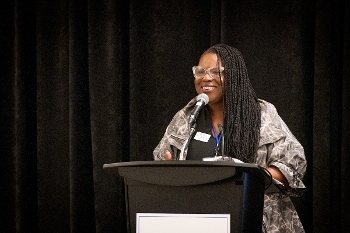 ALA executive director Tracie Hall at ALA's Congressional Fly-In in February 2020