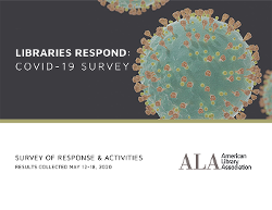 ALA May 2020 Survey cover with graphics of coronavirus
