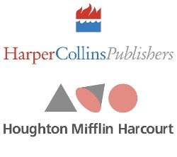 HarperCollins and Houghton Mifflin Harcourt logos