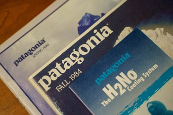 array of three 1984 Patagonia catalogs