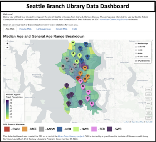 Prototype neighborhood data visualization tool.