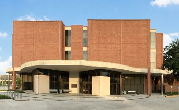 exterior of Lafayette Public Library, main branch