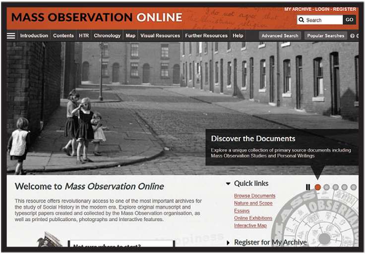 Mass Observation Project,  Module III | eReviews
