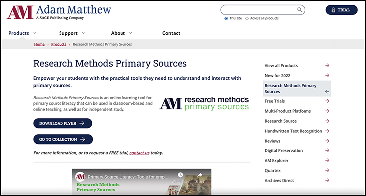Research Methods Primary Sources | eReviews