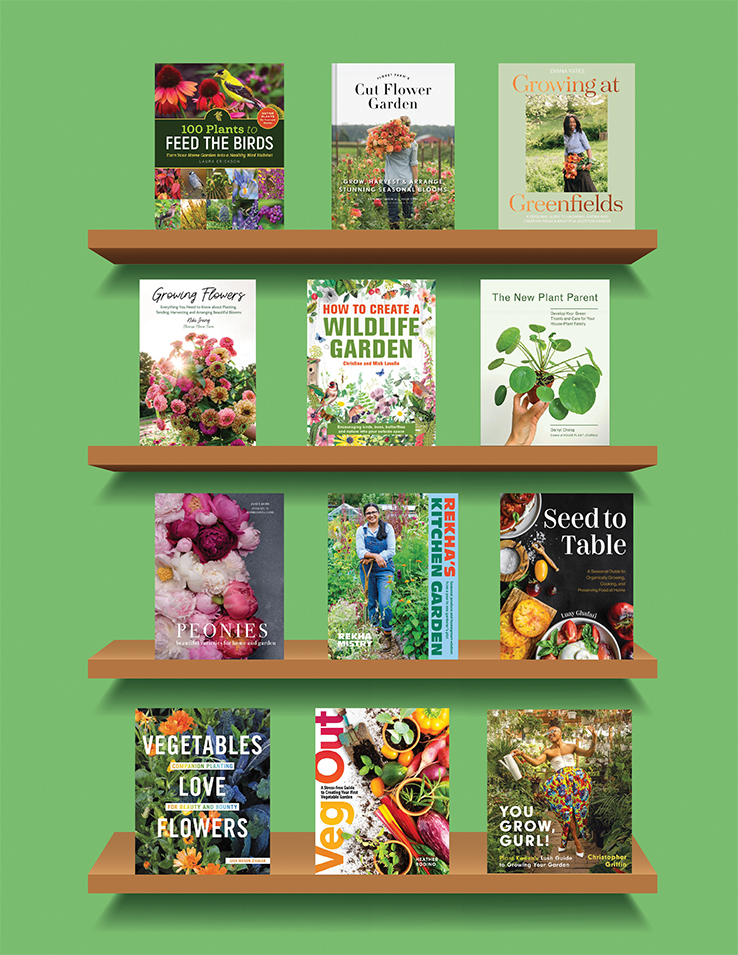 9781635864380 Erickson, Laura 100 Plants to Feed the Birds Storey Publishing, LLC 12/20/2022 Gardening / Techniques 9781452145761 Benzakein, Erin Floret Farm's Cut Flower Garden Chronicle Books 3/7/2017 Gardening / Flowers 9781911682509 Yates, Diana Growing at Greenfields Pavilion Books 5/23/2023 House & Home / Decorating & Furnishings 9781642505504 Irving, Niki Growing Flowers Mango 5/11/2021 Gardening / Flowers / Annuals 9780754835202 Lavelle, Christine and Mick How to Create a Wildlife Garden Lorenz Books 6/27/2022 Gardening / Techniques 9781423648314 Eastoe, Jane Peonies Gibbs Smith 2/13/2018 Gardening / Reference 9780744069617 Mistry, Rekha Rekha's Kitchen Garden DK 2/21/2023 Gardening / Urban & Community 9781684811625 Ghafari, Luay Seed to Table Yellow Pear Press 5/9/2023 Cooking / Seasonal 9781419732393 Cheng, Darryl The New Plant Parent Harry N. Abrams 3/19/2019 Gardening / House Plants & Indoor 9781454944805 Rodino, Heather Veg Out Union Square & Co. 4/4/2023 Gardening / Vegetables 9780760357583 Ziegler, Lisa Mason Vegetables Love Flowers Cool Springs Press 3/27/2018 Gardening / Vegetables 9780063077041 Griffin, Christopher You Grow, Gurl! Harper Design 3/22/2022 Body, Mind & Spirit / Nature Therapy