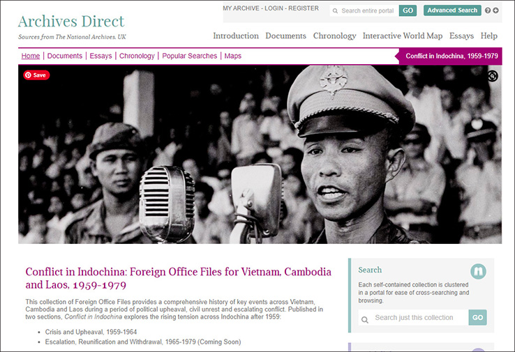 Conflict in Indochina: Foreign Office Files for Vietnam, Laos, and Cambodia, 1959–1964 | eReview