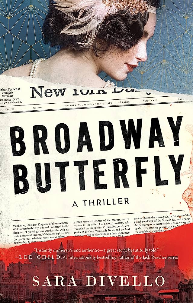 ‘Broadway Butterfly’ by Sara DiVello | Mystery Debut of the Month