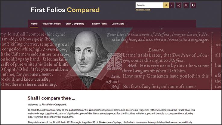 First Folios Compared | eReview