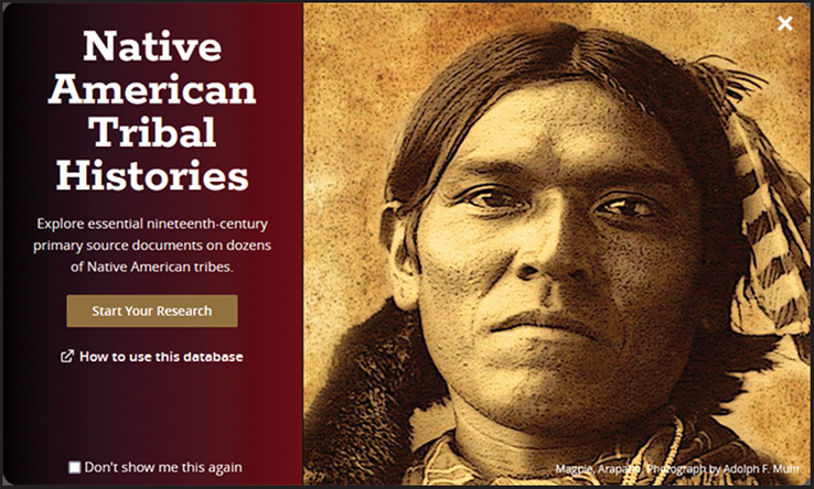 Native American Tribal Histories: Series 1–4, 1813–1880 | eReview