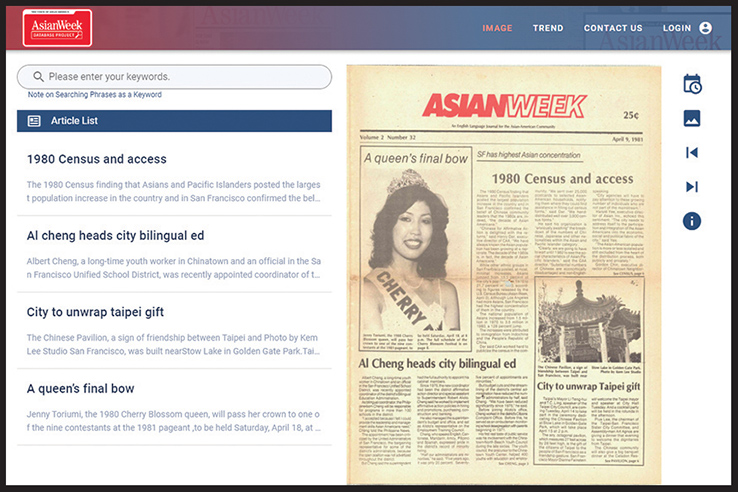 ‘AsianWeek’ Database Project | eReview