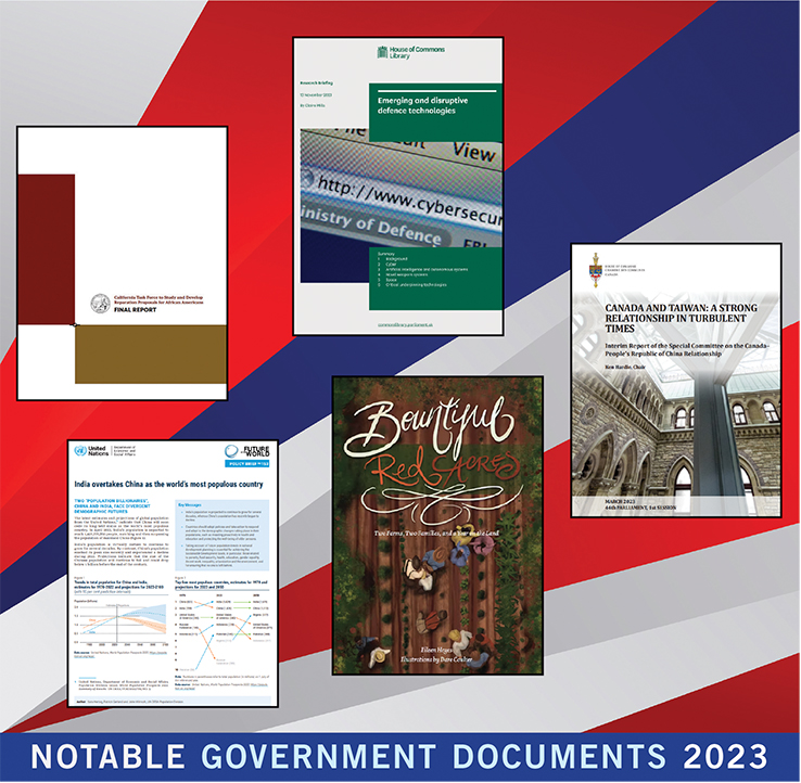 Population, Prosperity, and Parks: Notable Government Documents of 2023