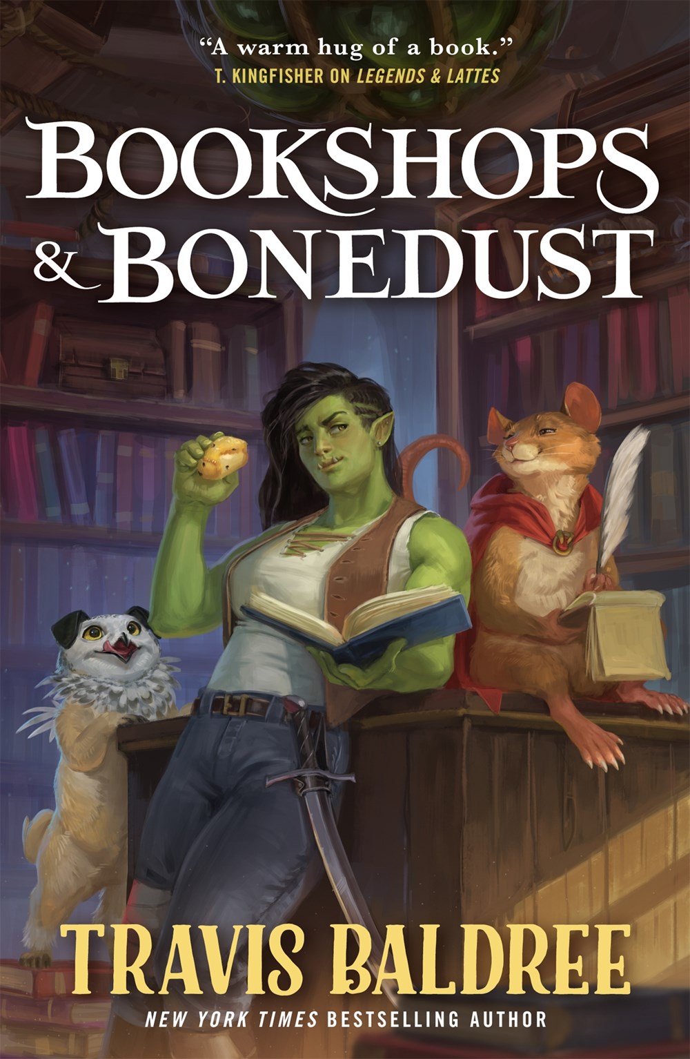 ‘Bookshops & Bonedust’ by Travis Baldree | SFF Pick of the Month