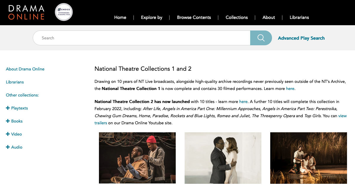 National Theatre Collection 2 | Reference eReviews