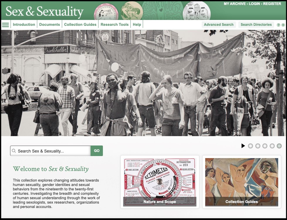Adam Matthew Digital’s Sex & Sexuality Module II: Self-Expression, Community, and Identity | Reference eReviews