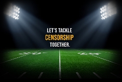 Screenshot of the tacklecensorship.org website with the words