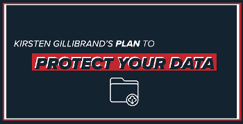 Kirsten Gillibrand's Plan to Protect Your Data (graphic with text)