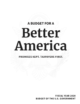 FY20 budget title page