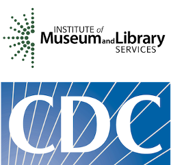 IMLS and CDC logos