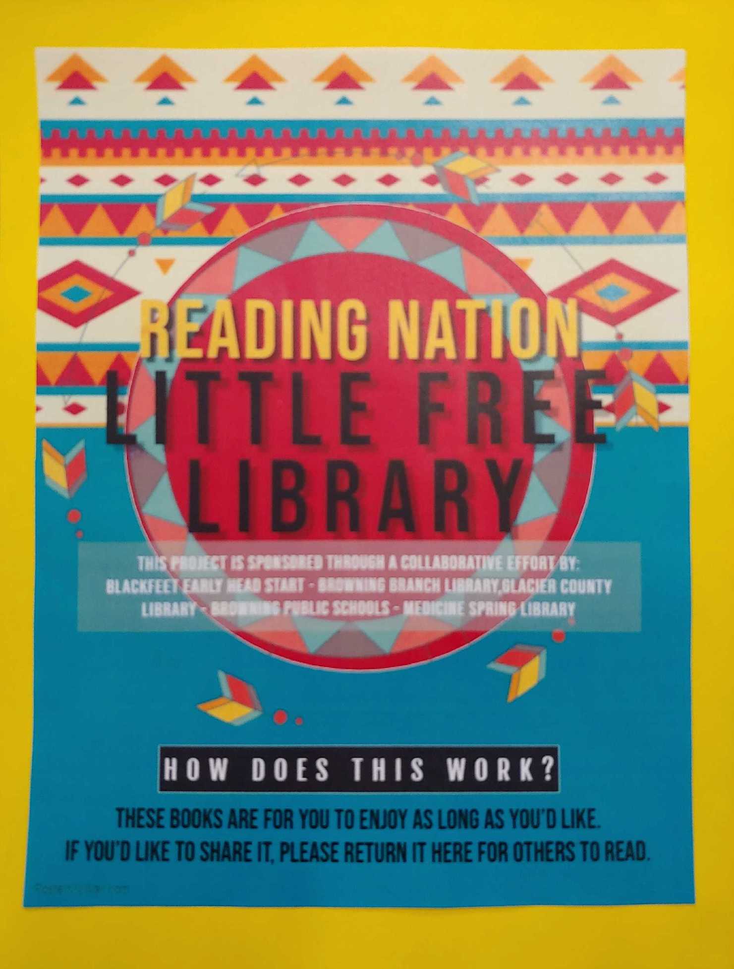 IMLS-Funded Reading Nation Waterfall Project To Bring Curated Little Free Libraries To Native American Children