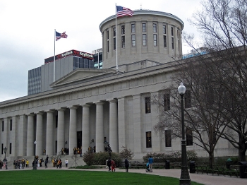 exterior of Ohio Statehouse