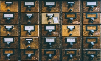 image of an old school card catalog