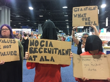 Librarians Protest Against CIA Presence at ALA Annual Conference in D.C., Submit Resolution
